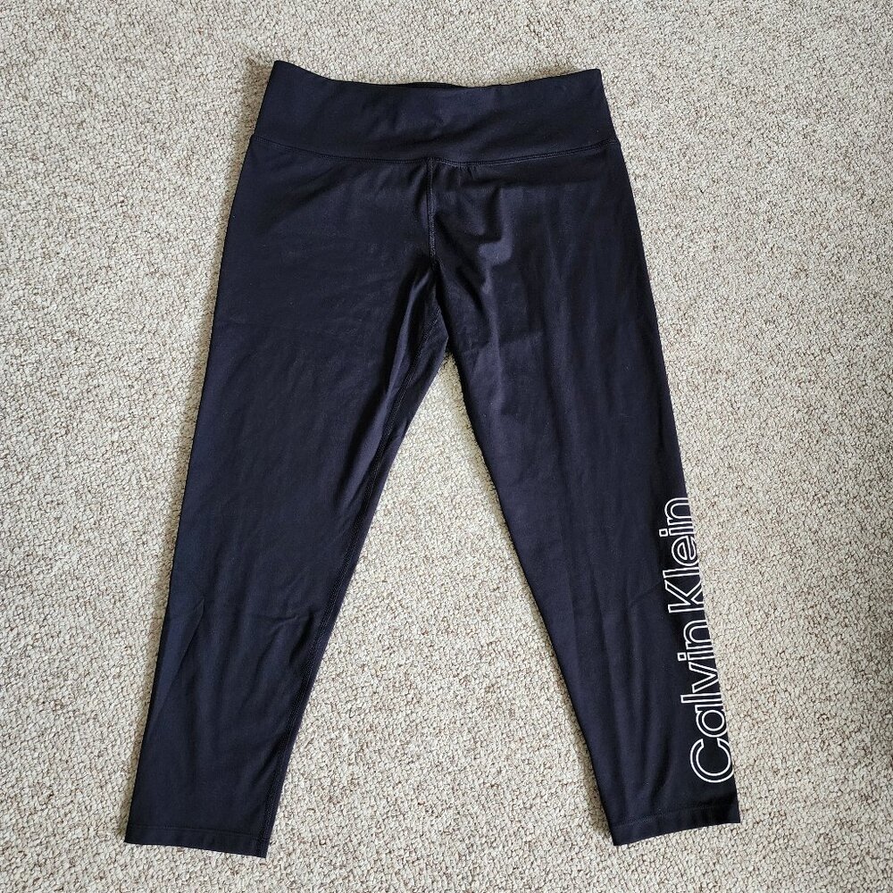NEW Calvin Klein Performance Women's Logo Gym Leggings Size XL